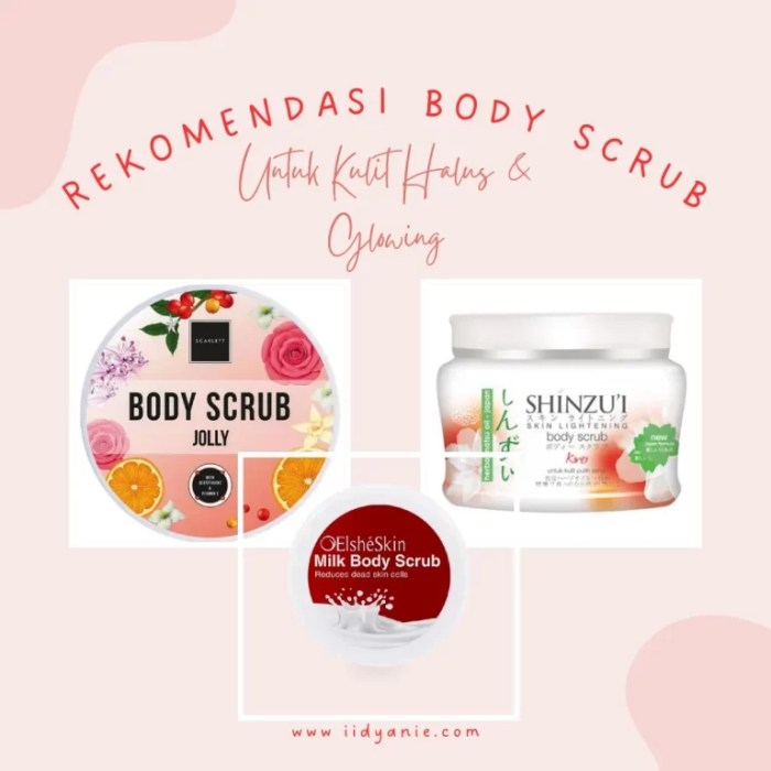 Produk Body Scrub Terbaik